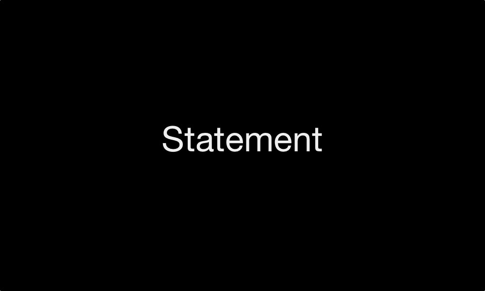 Statement 2nd September 2018